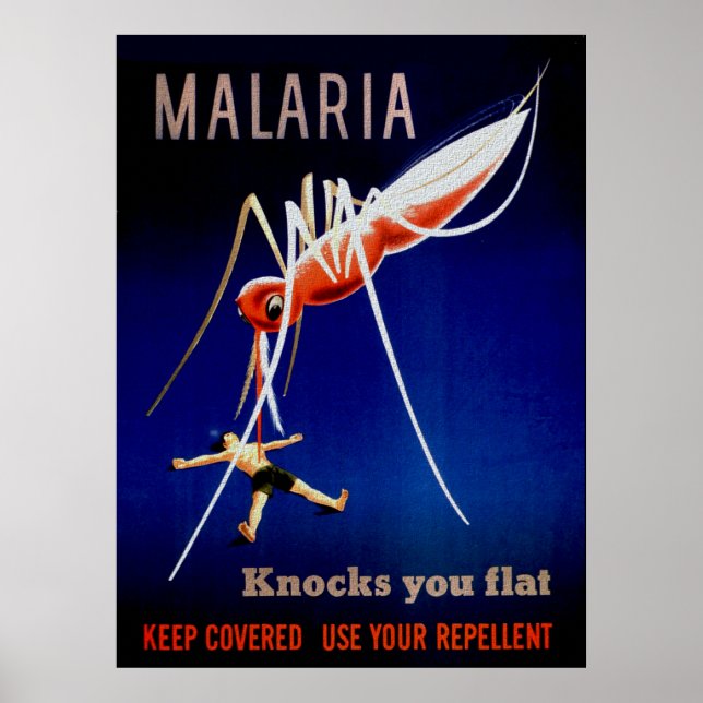 Malaria Kills Poster (Front)