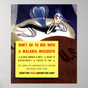 Malaria Mosquito Poster
