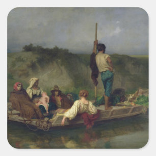 Malaria Square Sticker