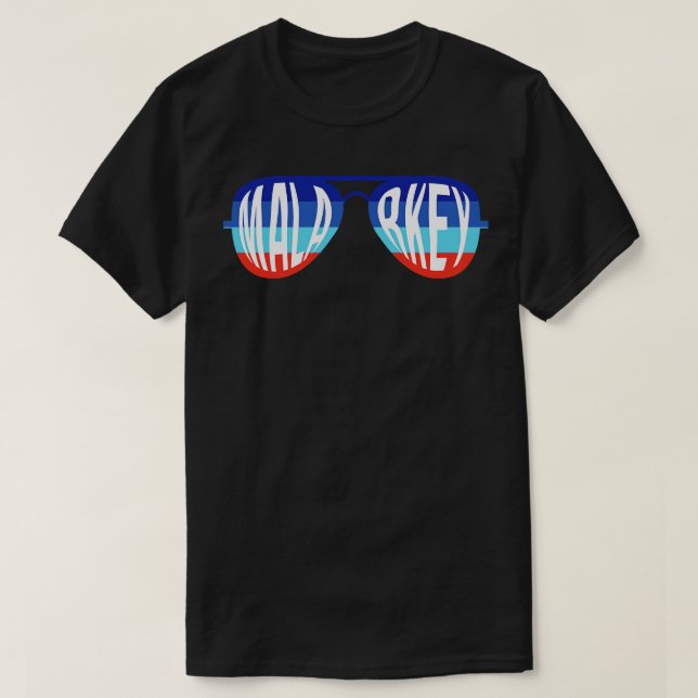 Malarkey Aviator Sunglasses T-Shirt (Design Front)