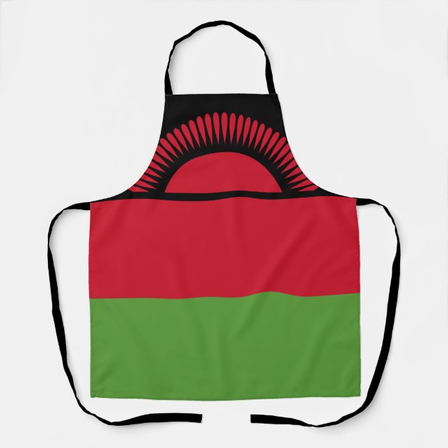 Malawi flag apron (Front)