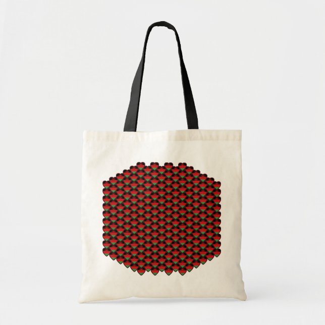 Malawi Flag Hearts Bag (Front)