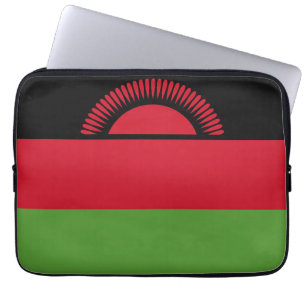 Malawi flag laptop sleeve