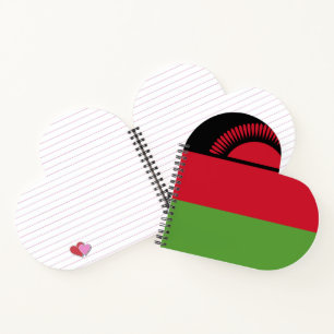 Malawi flag notebook