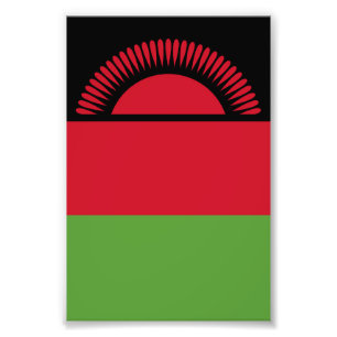 Malawi flag photo print