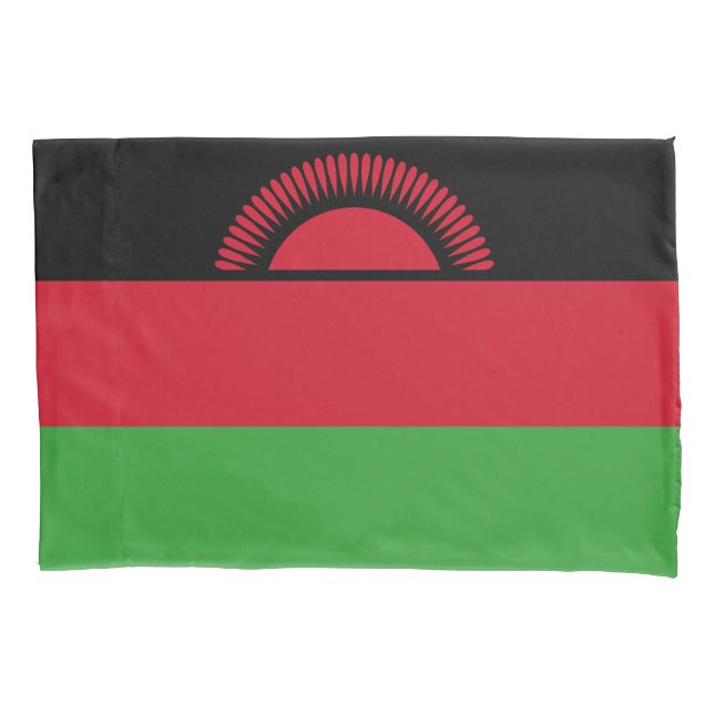 Malawi Flag Pillowcase (Front)