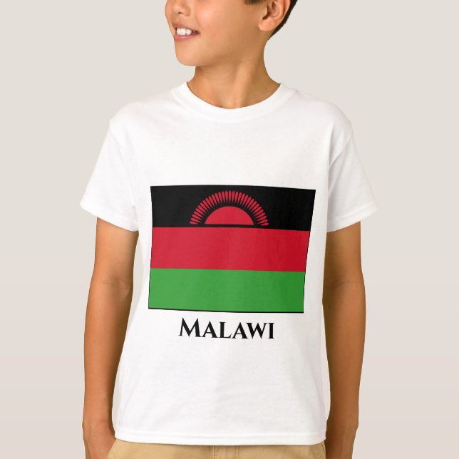 Malawi Flag T-Shirt (Front)