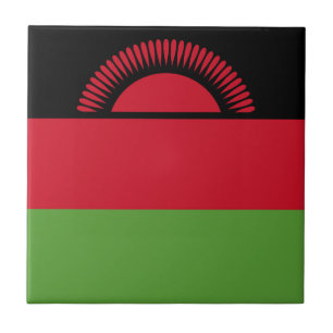 Malawi flag tile