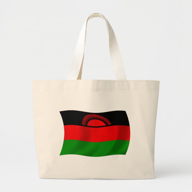 Malawi Flag Tote Bag (Front)