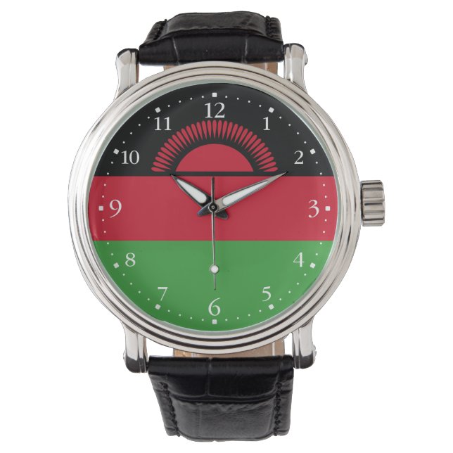 Malawi Flag Watch (Front)
