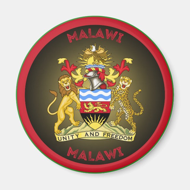 Malawi Heritage Emblem Magnet (Front)