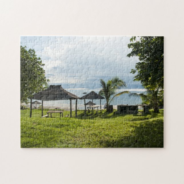 Malawi Lake Huts. Jigsaw Puzzle (Horizontal)