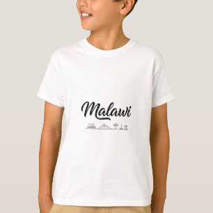 Malawi Skyline Travel Vacation Outfits  T-Shirt