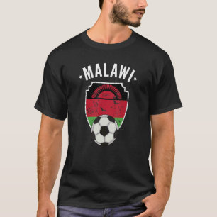 Malawi Soccer Malawi Flag Football Malawian Pride T-Shirt
