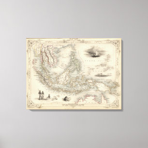 Malay Archipelago, or East India Islands Canvas Print