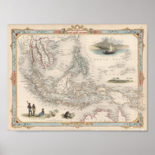 Malay Archipelago, or East India Islands Poster