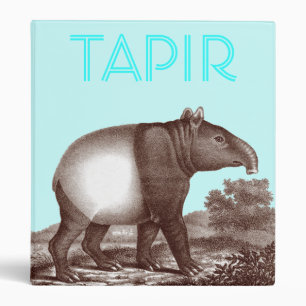 Malay Asian Tapir Loose Leaf Binder