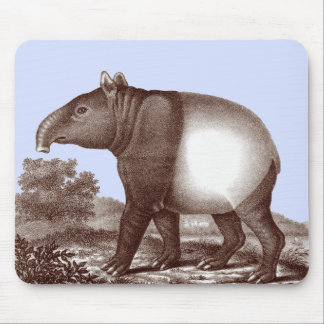 Malay Tapir in a Landscape background customizable Mouse Pad