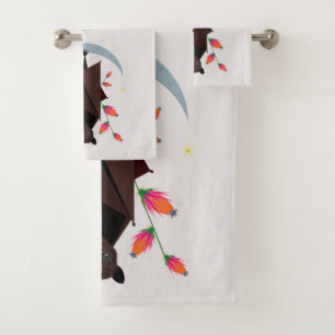 Malayan Flying Fox Bath Towel Set