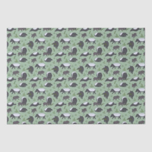 Malayan Tapir Green Jungle Zoo Animal Tissue Paper