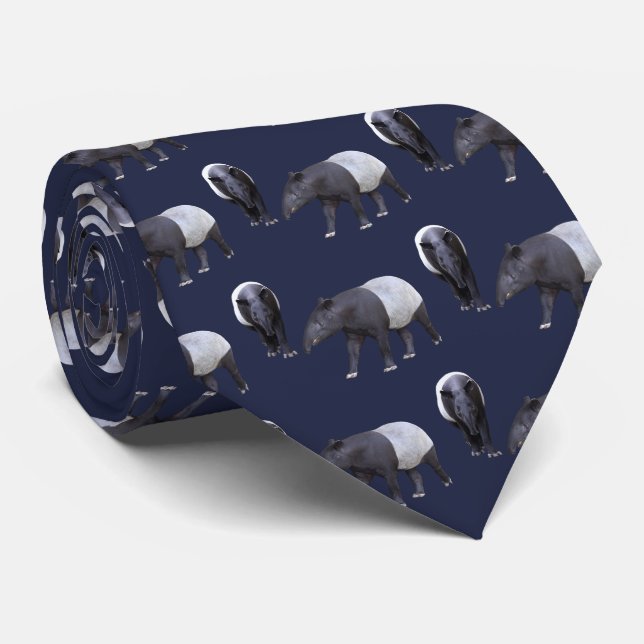 Malayan tapir tie (Rolled)