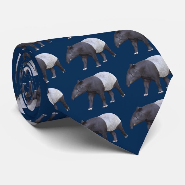 Malayan tapir tie (Rolled)