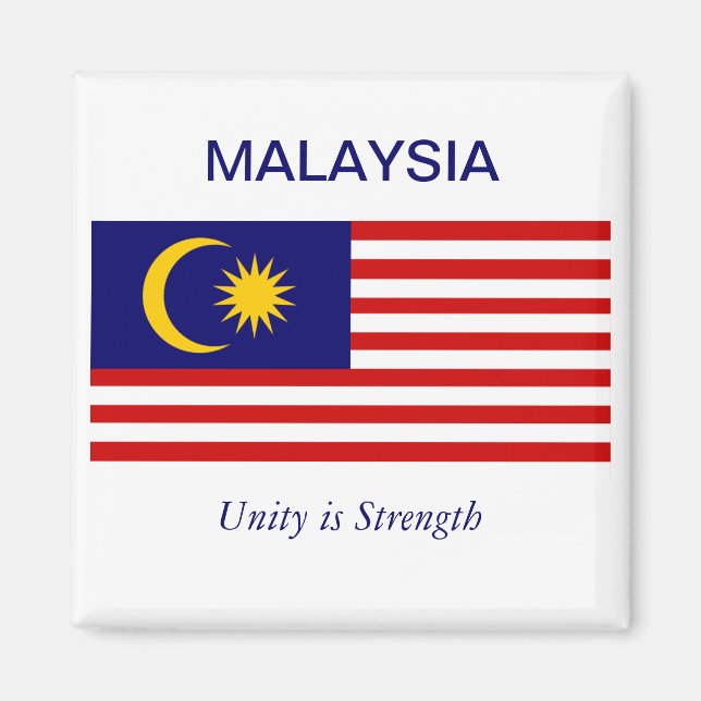 Malayasian Flag Magnet (Front)