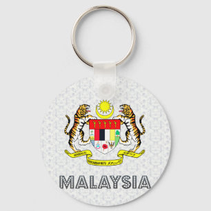 Malaysia Coat of Arms Keychain