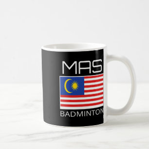 Malaysia Dminton Team Malaysian Athlete Mas Flag Coffee Mug