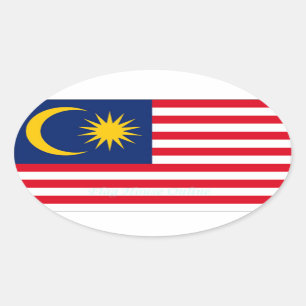 Malaysia - Euro-style Oval Sticker