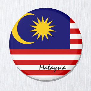 Malaysia flag & Asia - travel/sports fans Magnet