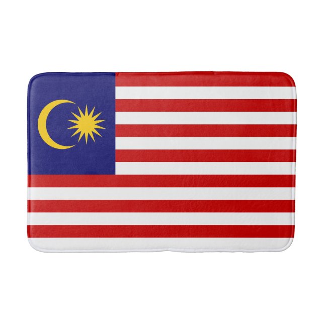 Malaysia Flag Bath Mat (Front)