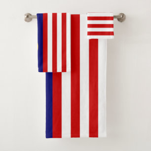 Malaysia Flag Bath Towel Set