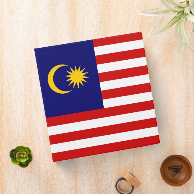 Malaysia flag binder (In Situ)