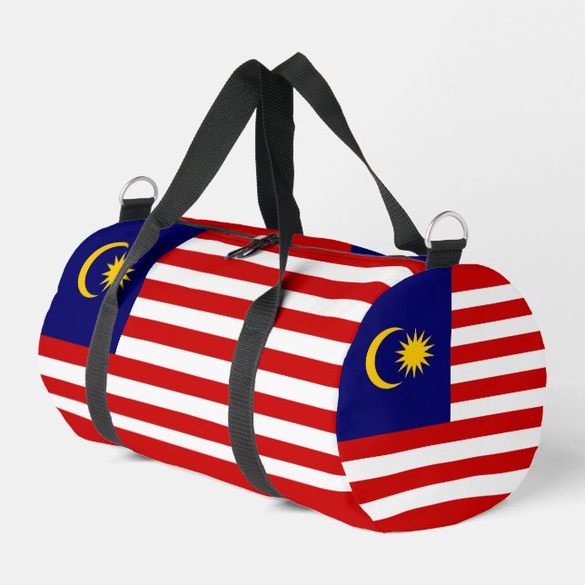 Malaysia flag duffle bag (Left Corner)