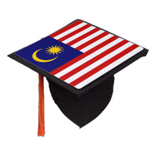Malaysia Flag Graduation Cap Topper