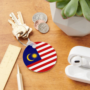 Malaysia flag keychain