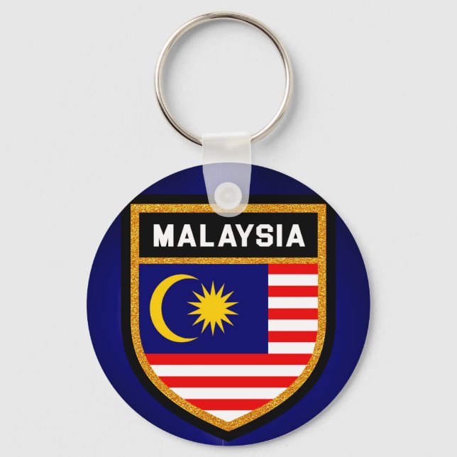 Malaysia Flag Keychain (Front)