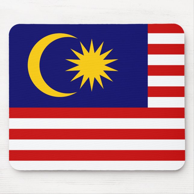 Malaysia Flag Mouse Pad (Front)