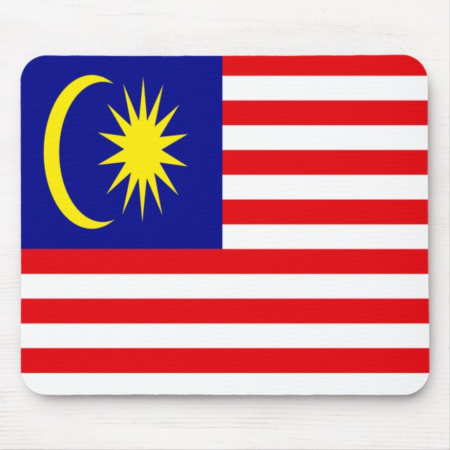 Malaysia flag mouse pad (Front)