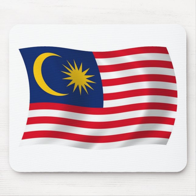 Malaysia Flag Mousepad (Front)