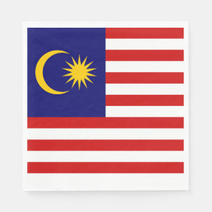 Malaysia Flag Napkin