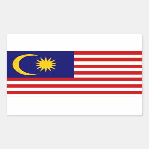 Malaysia: Flag of Malaysia Sticker