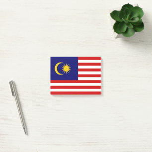 Malaysia flag post-it notes
