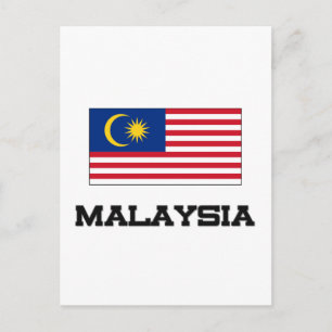 Malaysia Flag Postcard