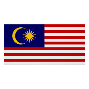 Malaysia Flag Poster