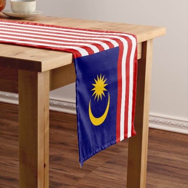 Malaysia flag short table runner (In Situ)