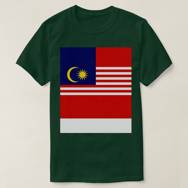 Malaysia Flag T-Shirt (Design Front)