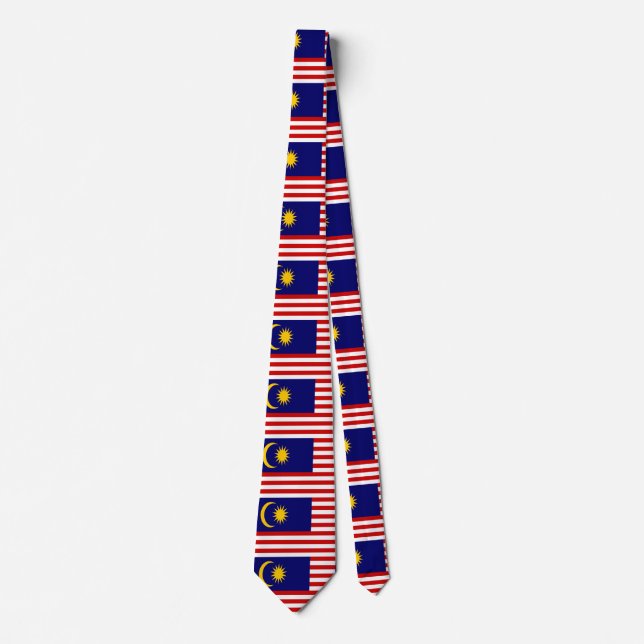 Malaysia Flag Tie (Front)