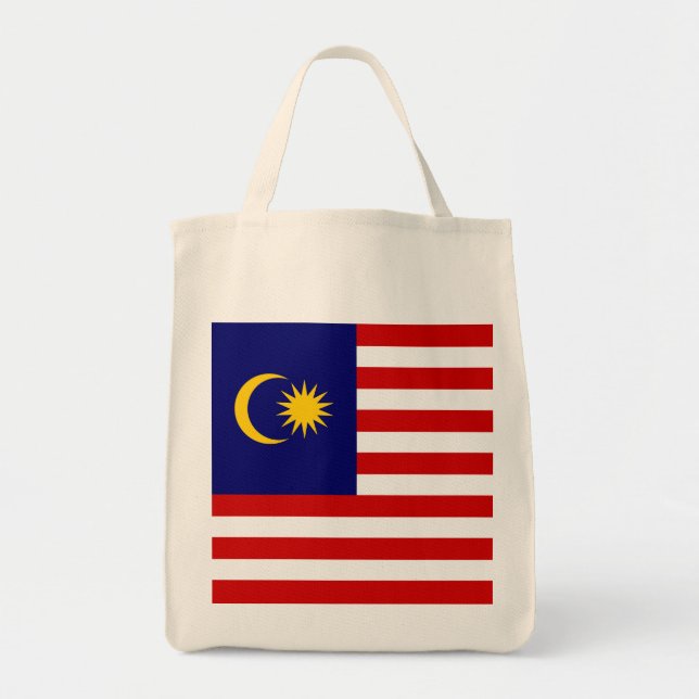 Malaysia flag tote bag (Front)